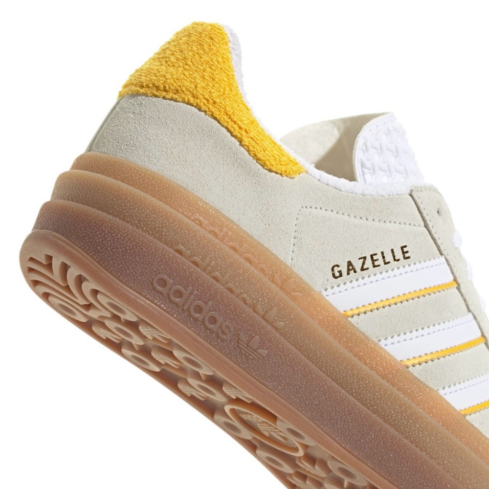 adidas Originals Women’s Gazelle Bold Shoes | Light Yellow | Size 8.5 Women’s